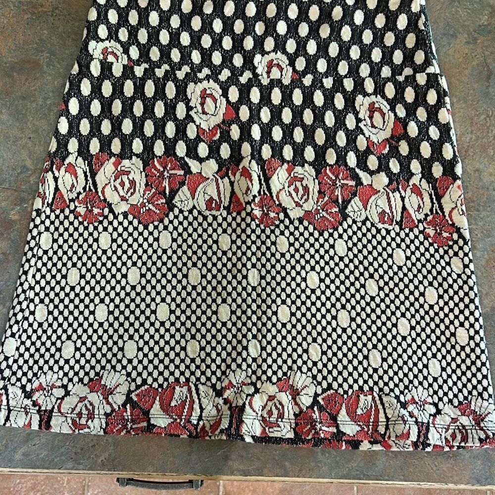 Louie et Lucie Paisley Knit Skirt Small
